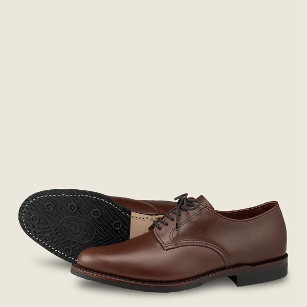 Red Wing Oxford Williston - Featherstone Læder - Mørke Brune - Herre 0429-QWCDZ